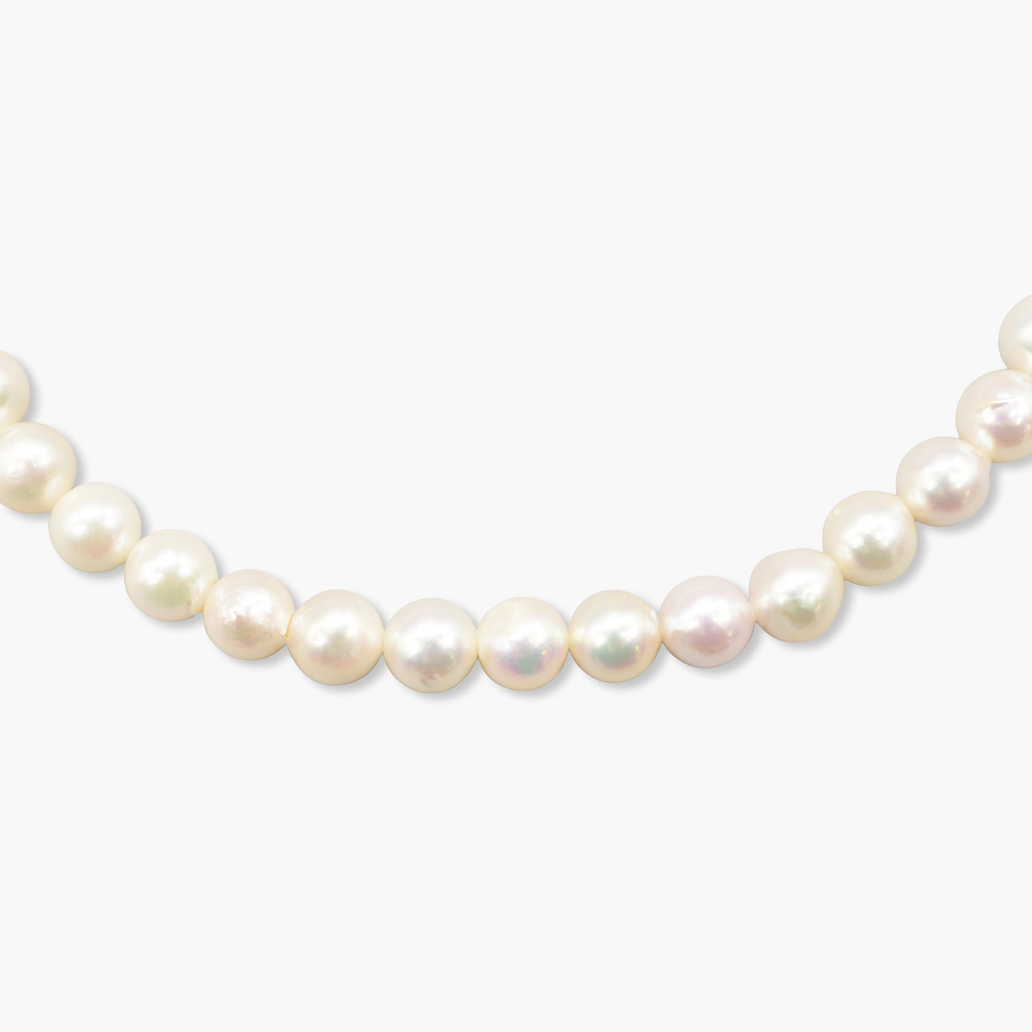 akoya pearl x chain necklace(40cm)