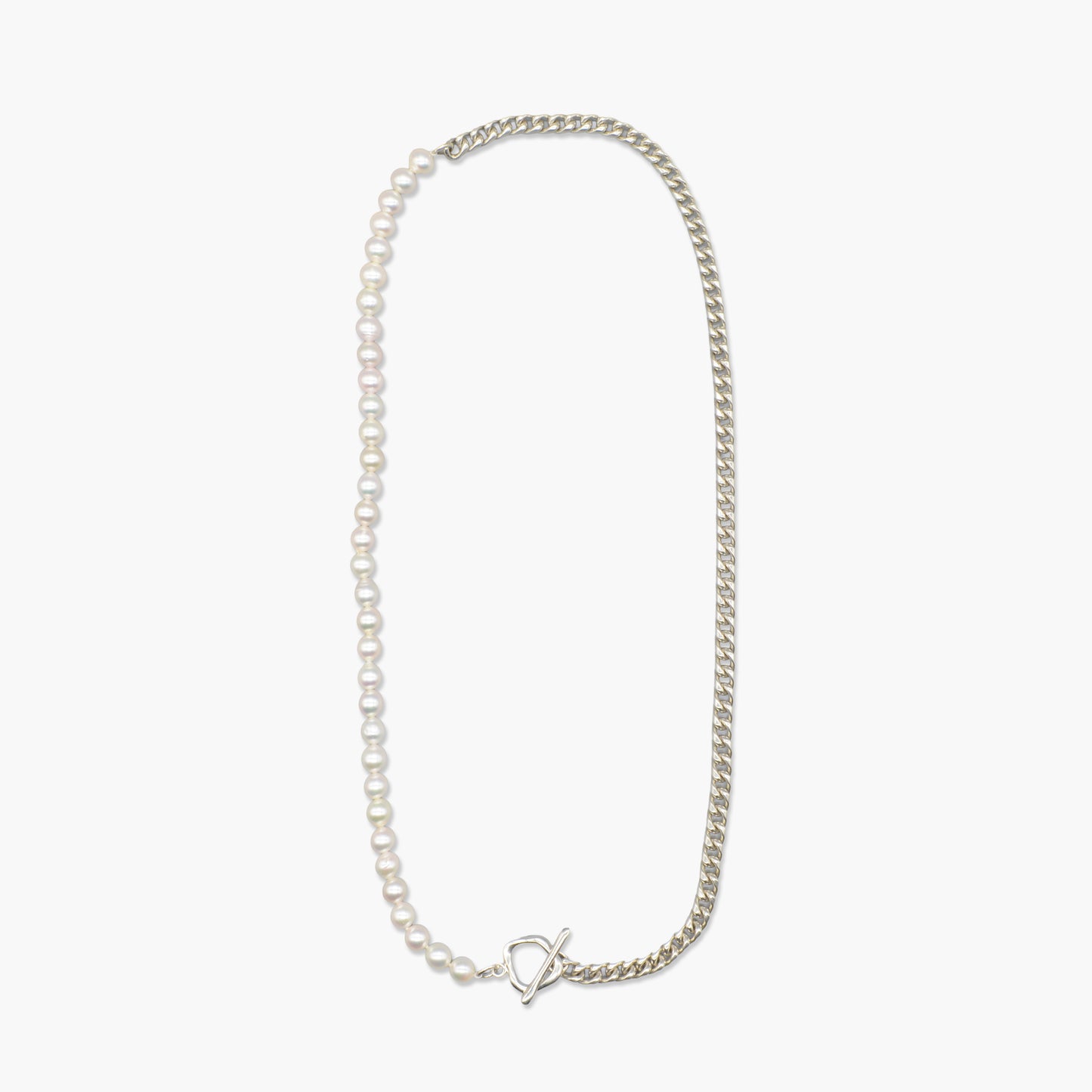 akoya pearl x chain necklace(60cm)