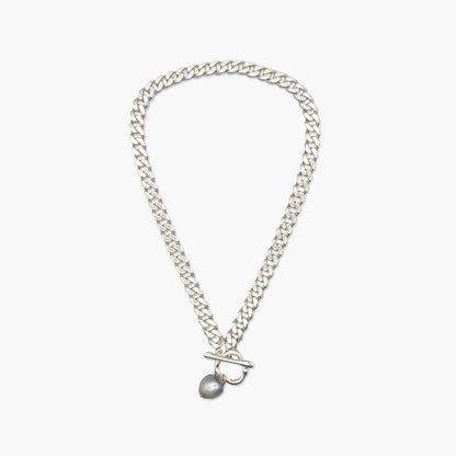 black pearl pendant necklace