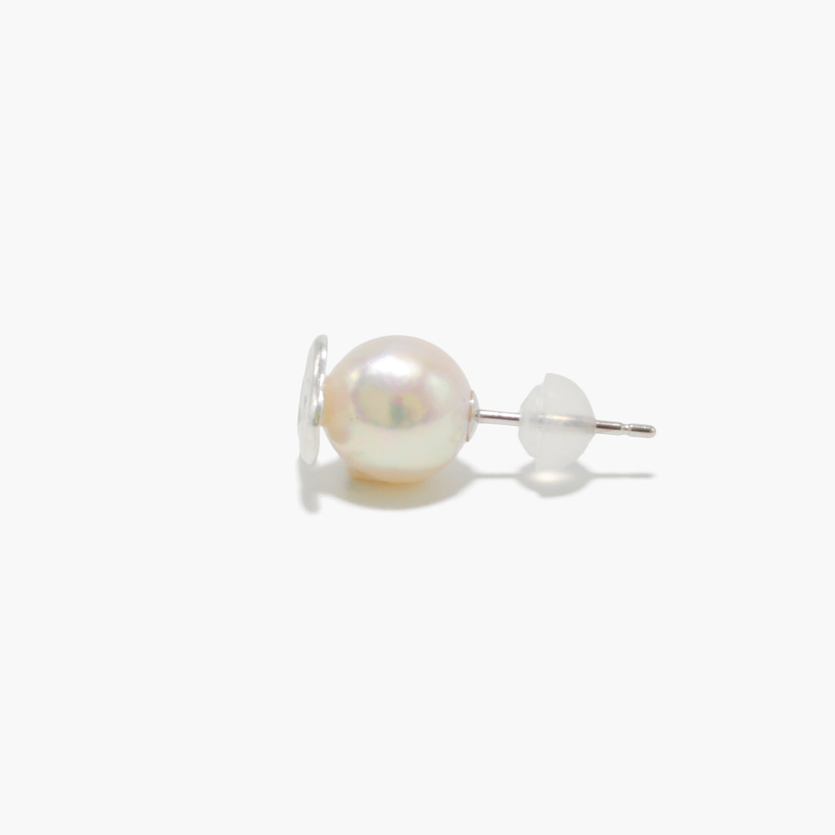 【nef - ESSENTIAL PEARL】akoya pearl pierce (white) / single