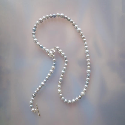 【nef - ESSENTIAL PEARL】akoya pearl (natural blue × cobalt) necklace