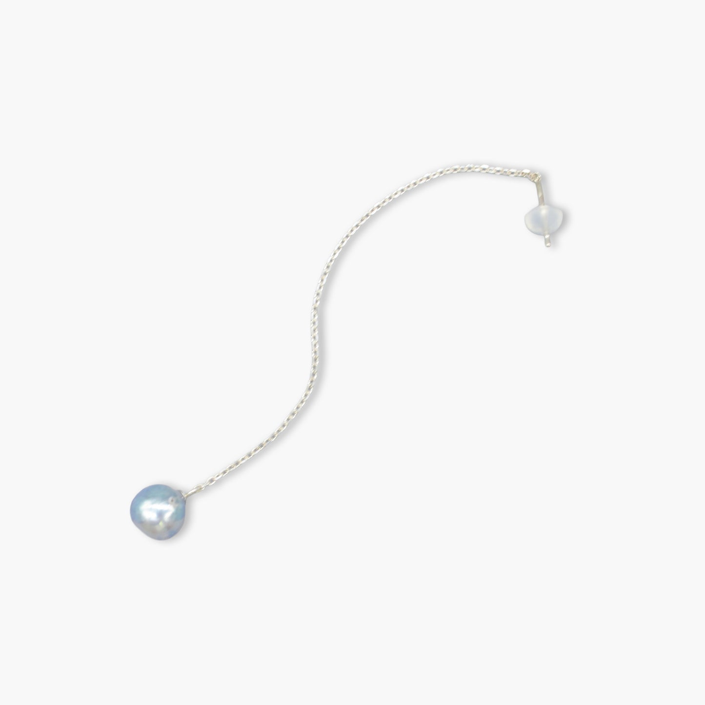 akoya pearl chain pierce / single