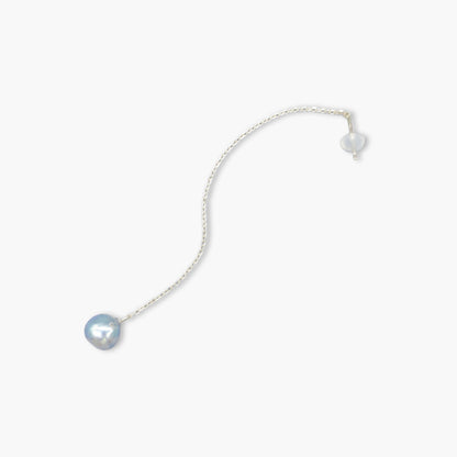 akoya pearl chain pierce / single